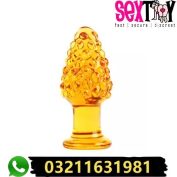 orange-textured-glass-butt-plug-in-pakistan