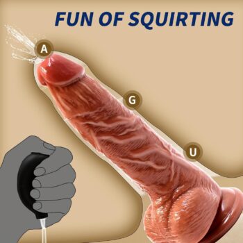 Realistic Ejaculating Water Spray Squirting Dildo