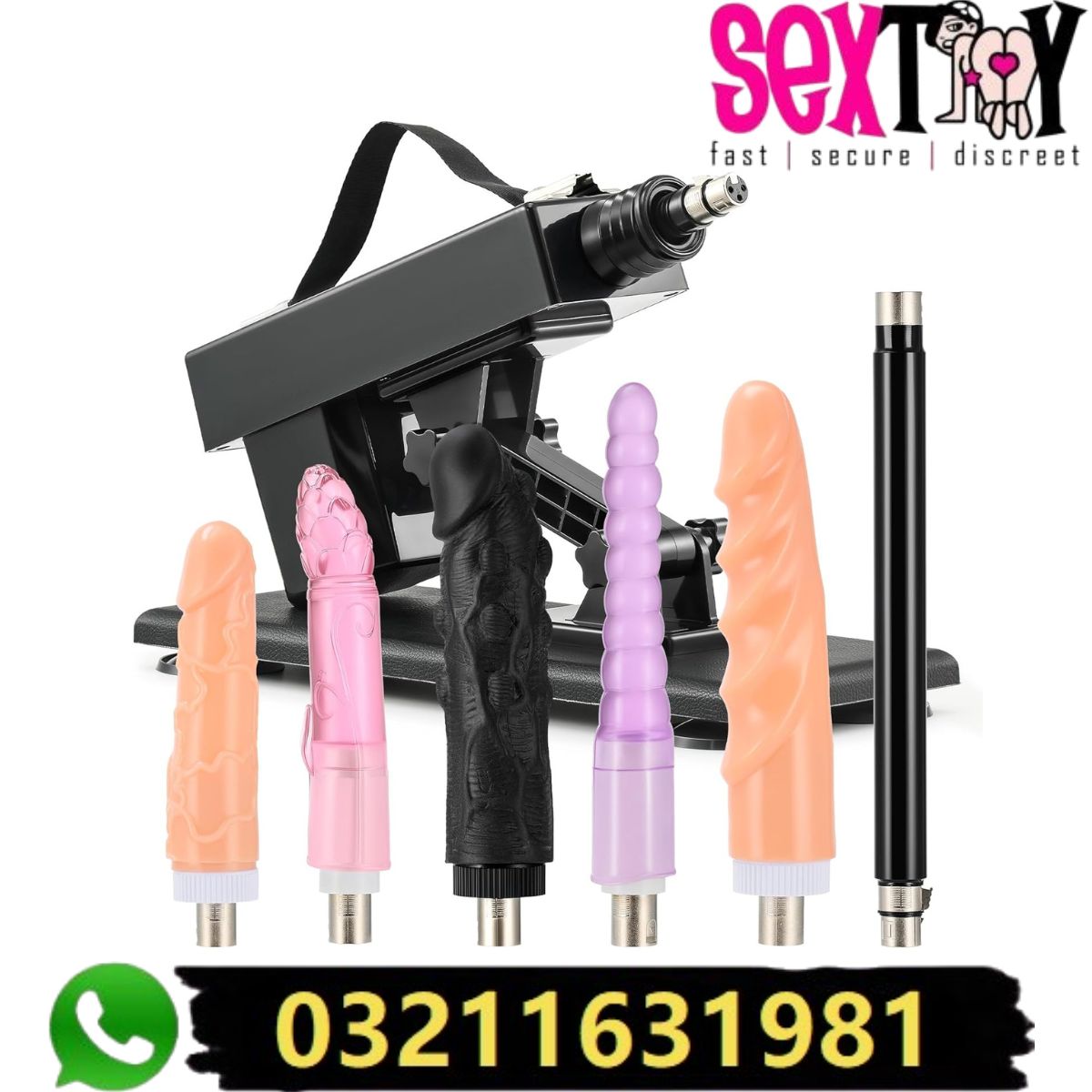 Automatic Thrusting Dildo Sex Machine With Connector